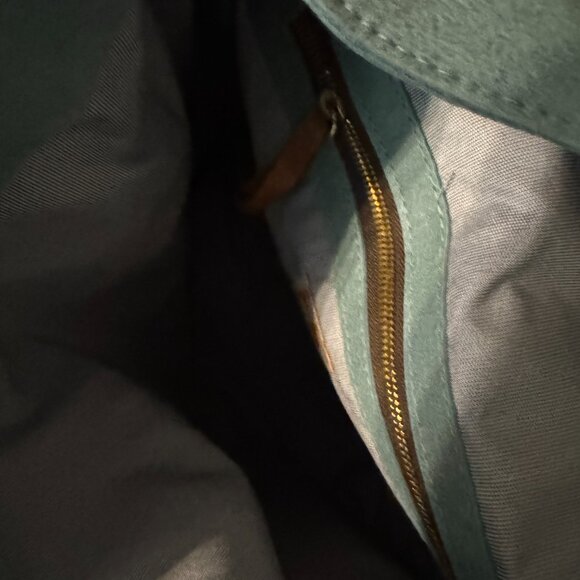 Genuine Brushed Leather Shoulder Bag - Picture 4 of 4